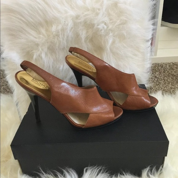 Michael kors slingback open toe sandals size 9.5 - Picture 3 of 6